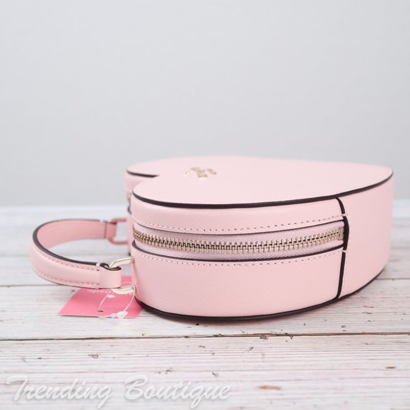 NWT Kate Spade New York Love Shack Heart Crossbody in Chalk Pink - Picture 8 of 13
